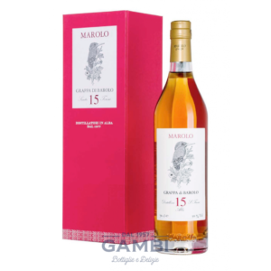 Grappa di Barolo Invecchiata 15 anni Marolo 70 cl / Enoteca Gambi
