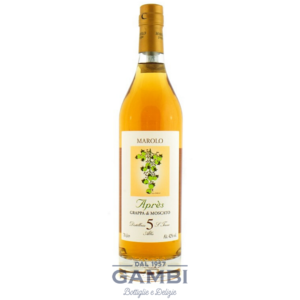 Marolo Grappa di Moscato Apres 5 anni 70 cl / Enoteca Gambi