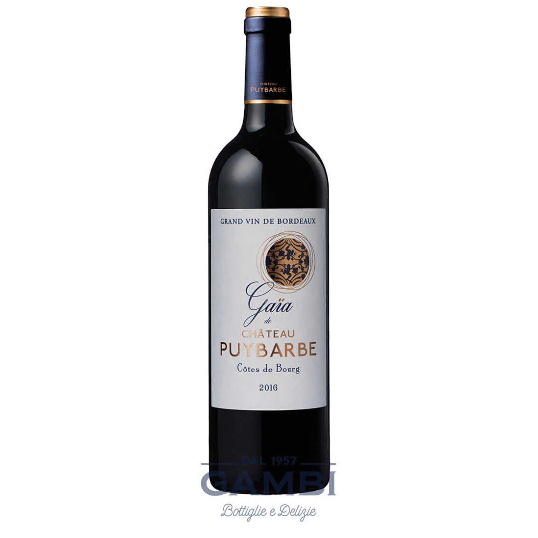 AOC Cotes De Bourg Gaia 2019 Chateau Puybarbe 75 cl / Enoteca Gambi