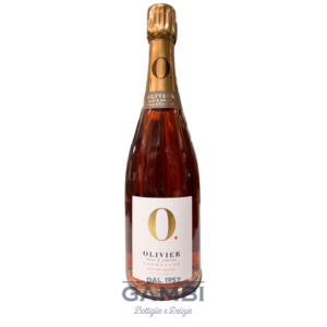 Champagne Extra Brut Rosé de Saignée Olivier 75 cl / Enoteca Gambi