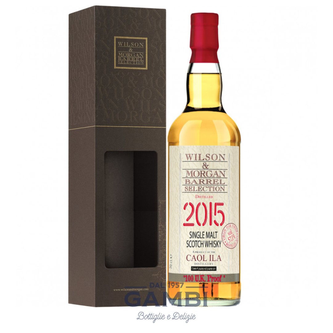 Whisky Single Malt Caol Ila UK 100 Proof 2014 Wilson & Morgan 70 cl / Enoteca Gambi